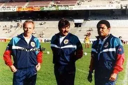 سرمربی تراکتورسازی در کنار اوزه بیو و اریکسون/ عکس