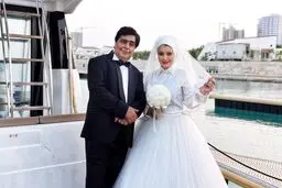 عکسی از عروسی سحر قریشی در کیش