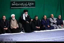 مراسم عزاداری اربعین حسینی با حضور هیات ‌های دانشجویی در حضور رهبر انقلاب/تصاویر