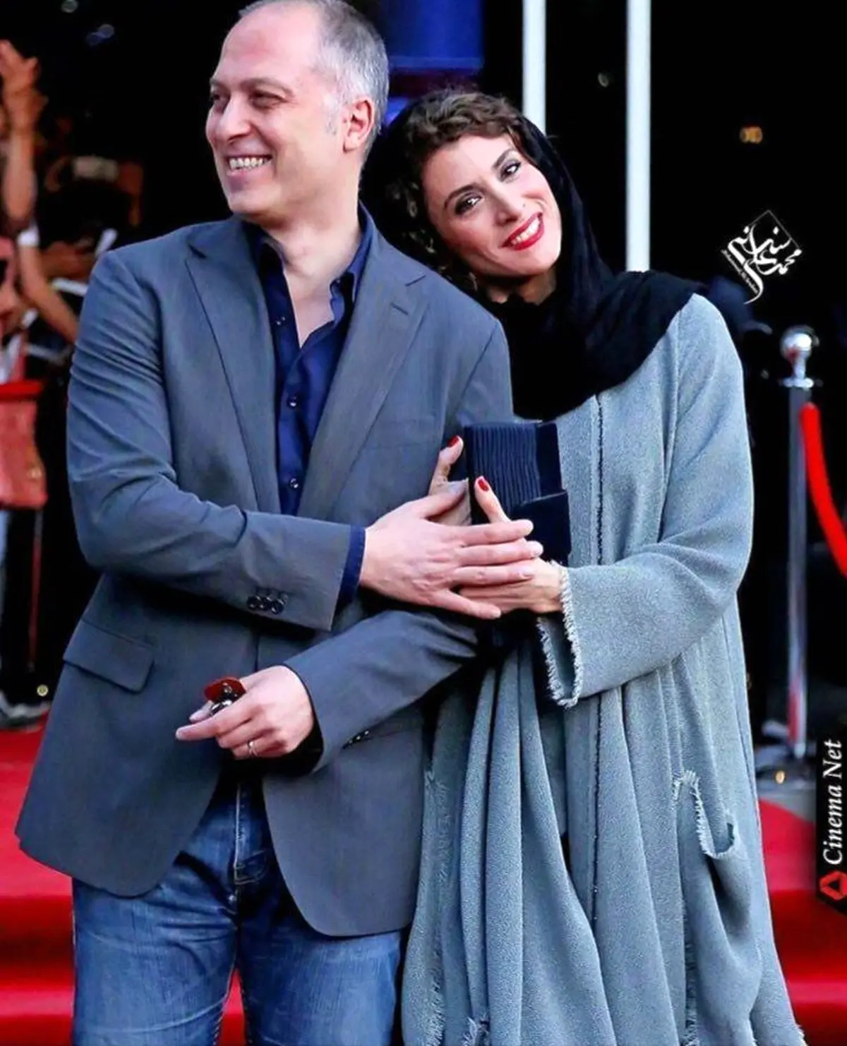 ويشكاآسايش و همسرش/عکس