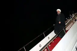 بازگشت روحانی از سه کشور آسیای میانه/تصاویر