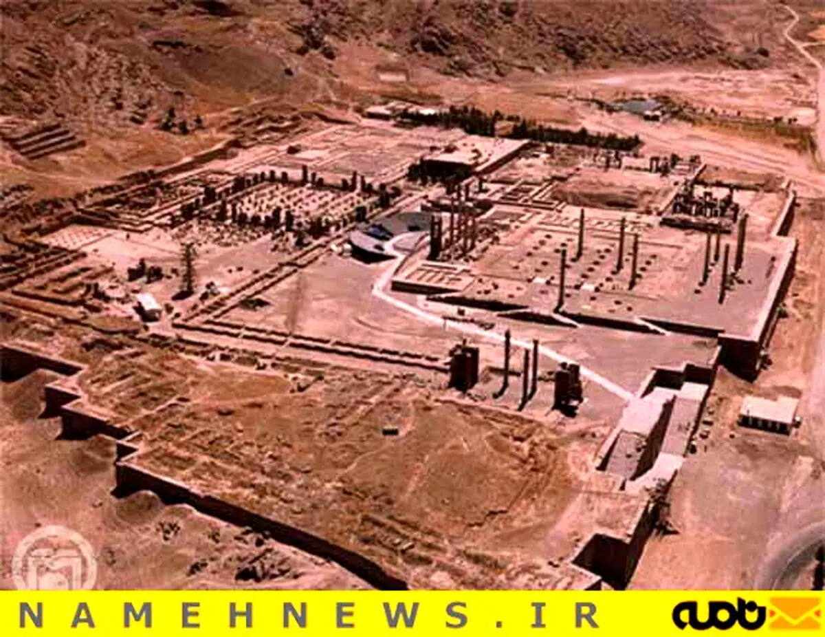 تصویر هوایی جالب از تخت جمشید/ عکس