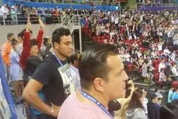 ناراحتی احسان حدادی از باخت تیم ملی بسکتبال /عکس