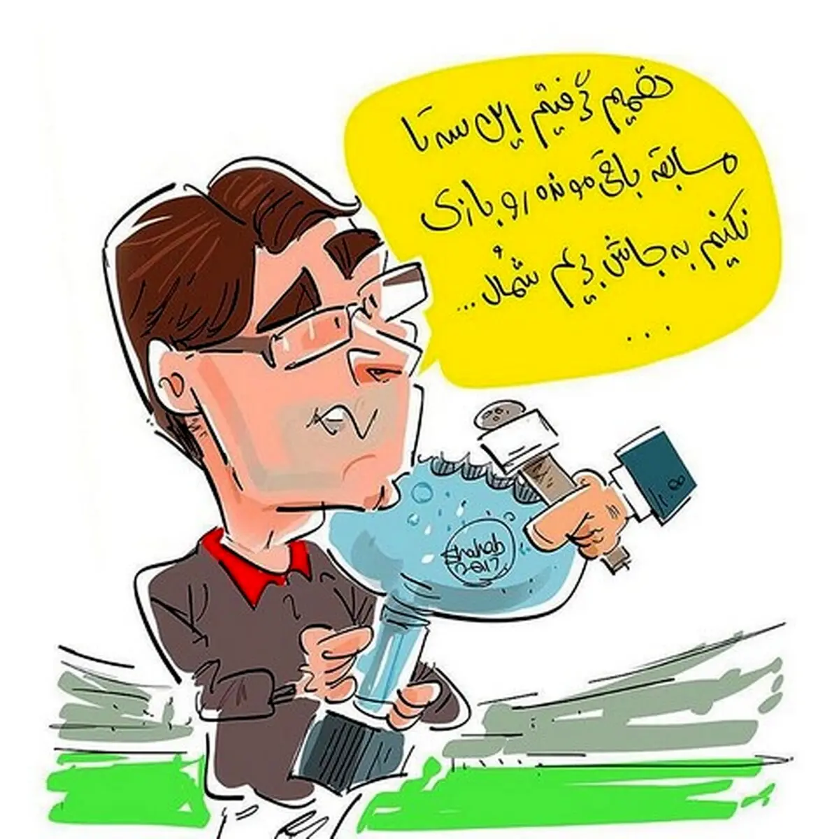تصمیم جدید برانکو برای پرسپولیس!/کاریکاتور