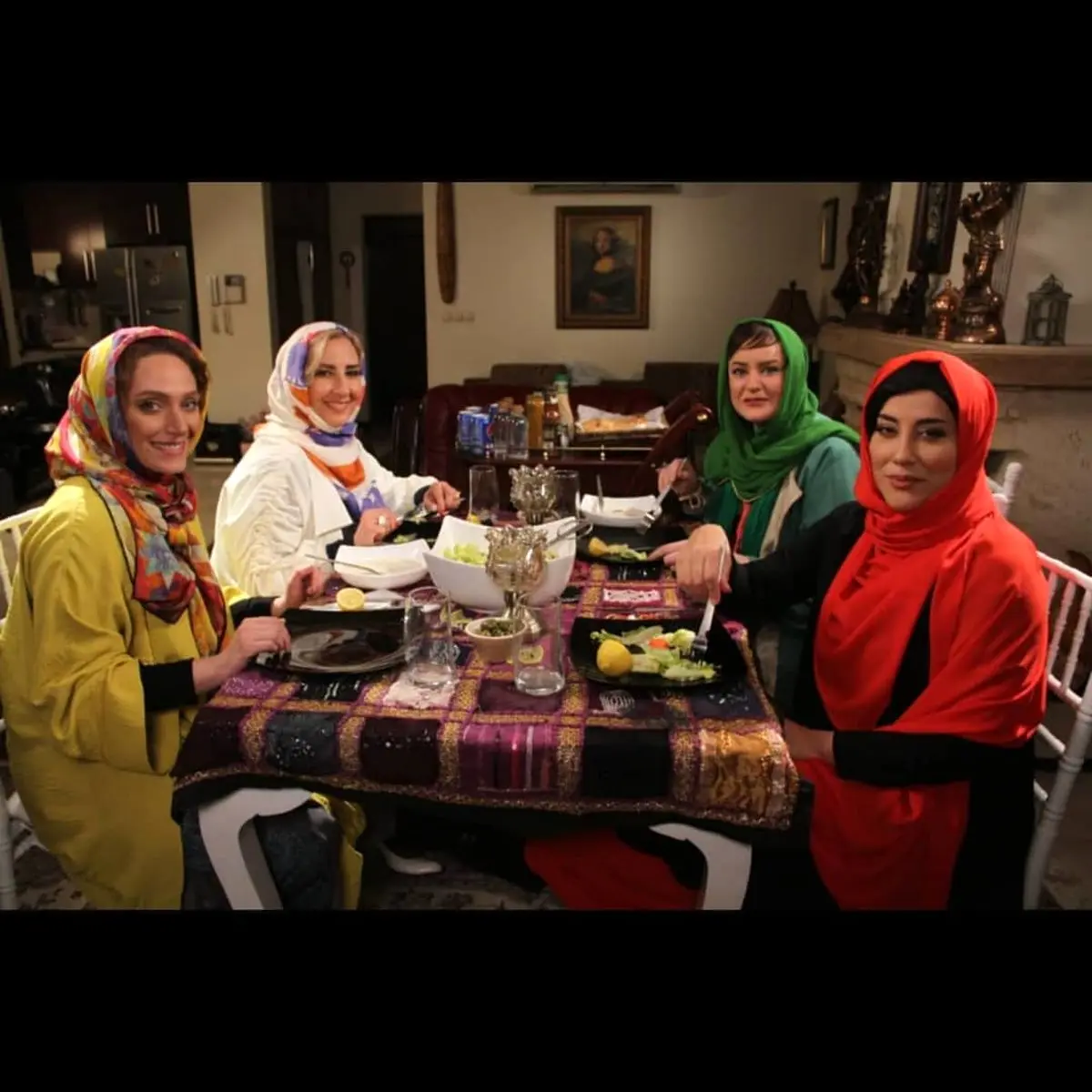 عکس دورهمی کمدین های زن سینما