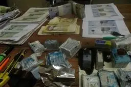 دستگیری جاعلان اسکناس و ضبط پول های جعلی!/تصاویر