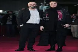 تصویری از محسن تنابنده و همسرش در جشنواره فجر/عکس