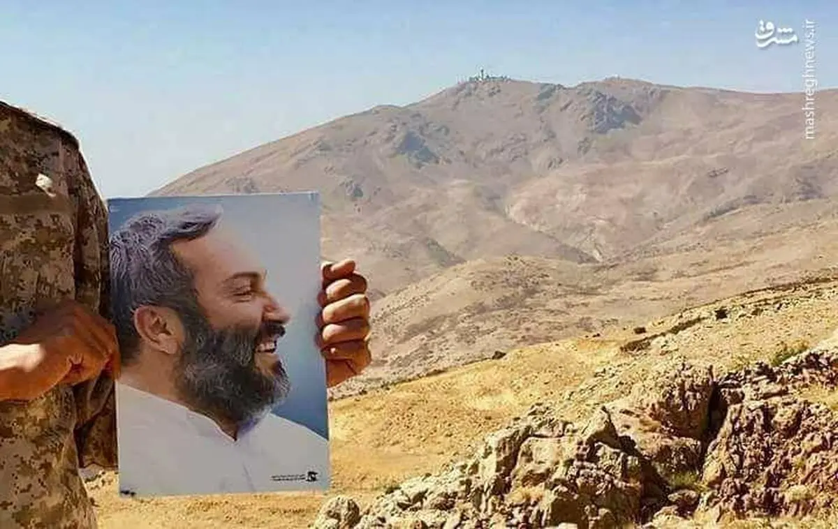 عکس/ عماد مغنیه در بلندی های جولان