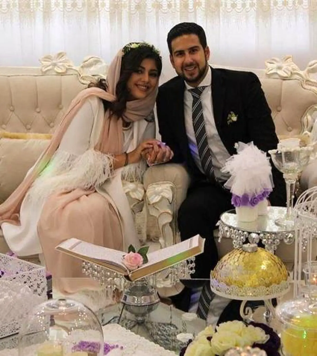 مراسم عروسی نیوشا افشار برگزار شد! عکس