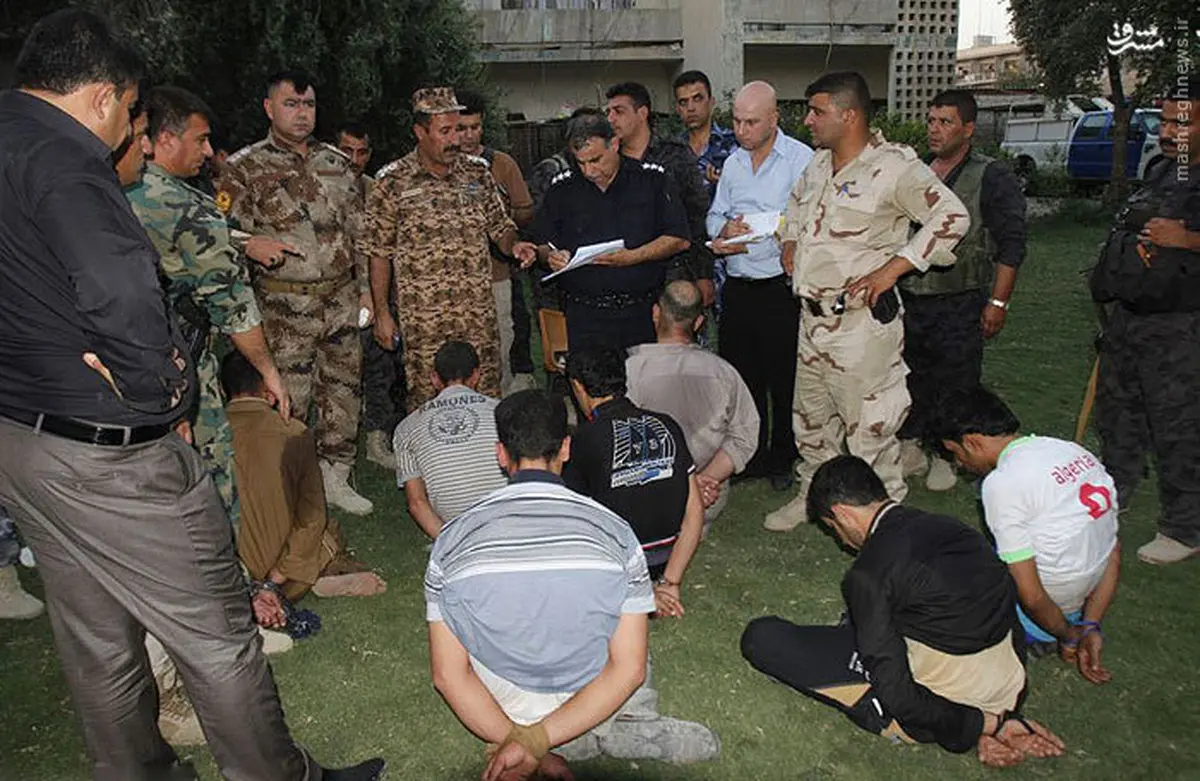 بازداشت چند داعشی در کرکوک/عکس