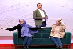 دابسمش بازیگران زن در«خندوانه»/ تصاویر