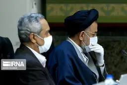 عکسی جالب از وزیر اطلاعات با ماسک