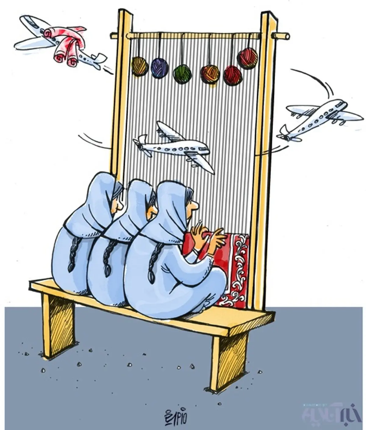 کاریکاتور/ درخشش ایرانی در لس آنجلس!