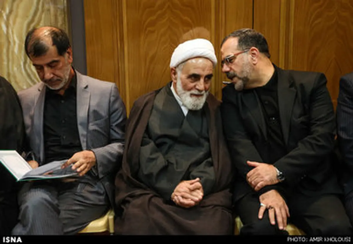 ناطق‌نوری، باهنر، لاریجانی، محمد هاشمی، عارف، حدادعادل و ...در مراسم سالگرد مرحوم عسگراولادی /گزارش تصویری