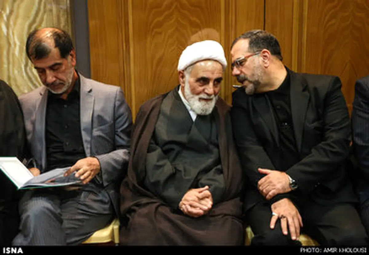 ناطق‌نوری، باهنر، لاریجانی، محمد هاشمی، عارف، حدادعادل و ...در مراسم سالگرد مرحوم عسگراولادی /گزارش تصویری