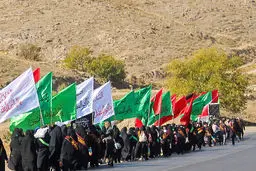 تصاویر / پیاده روی زائران امام رضا (ع) به سمت مشهد مقدس