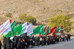 تصاویر / پیاده روی زائران امام رضا (ع) به سمت مشهد مقدس