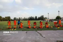 حضور یک بازیکن گرجستانی در تمرین نفت تهران