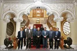 دیدار رئیس و هیات رئیسه فدراسیون فوتبال با دکتر علی لاریجانی / تصاویر