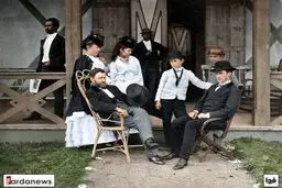 عکس خانوادگی رئیس چمهور آمریکا ،سال 1870 /عکس