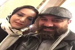 سلفی جدید برزو ارجمند و همسرش /عکس