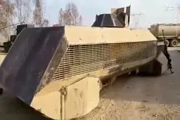 خودروی انتحاری زرهی عجیب داعش در سامراء+تصاویر