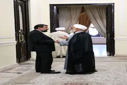 جلسه دو نفره ناطق نوری و محسن رضایی/ عکس