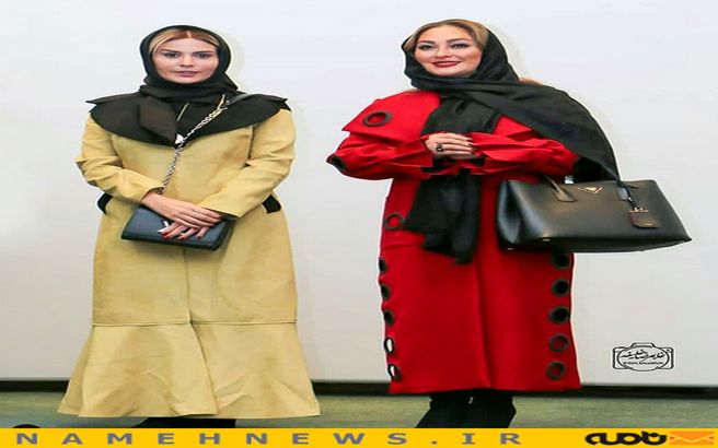 تیپ جالب الهام حمیدی در اکران «تخته گاز»