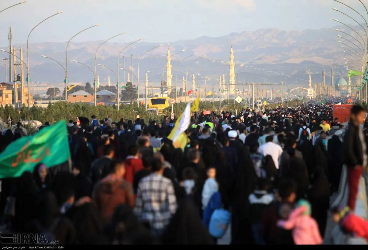 تصاویر: شب نیمه شعبان در مسجد جمکران