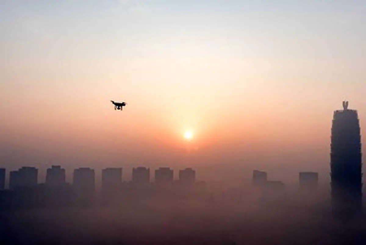 آلودگی شدید هوا در چین‎/تصاویر