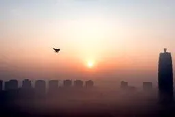 آلودگی شدید هوا در چین‎/تصاویر