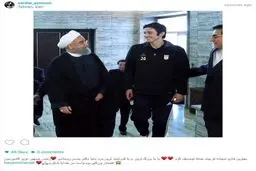 پست اينستاگرامى سردار آزمون بعد از ديدار امروز با روحانى/عکس