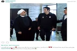 پست اينستاگرامى سردار آزمون بعد از ديدار امروز با روحانى/عکس