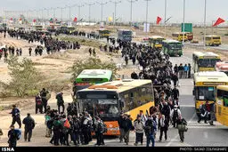 زائران در مرز مهران/تصاویر