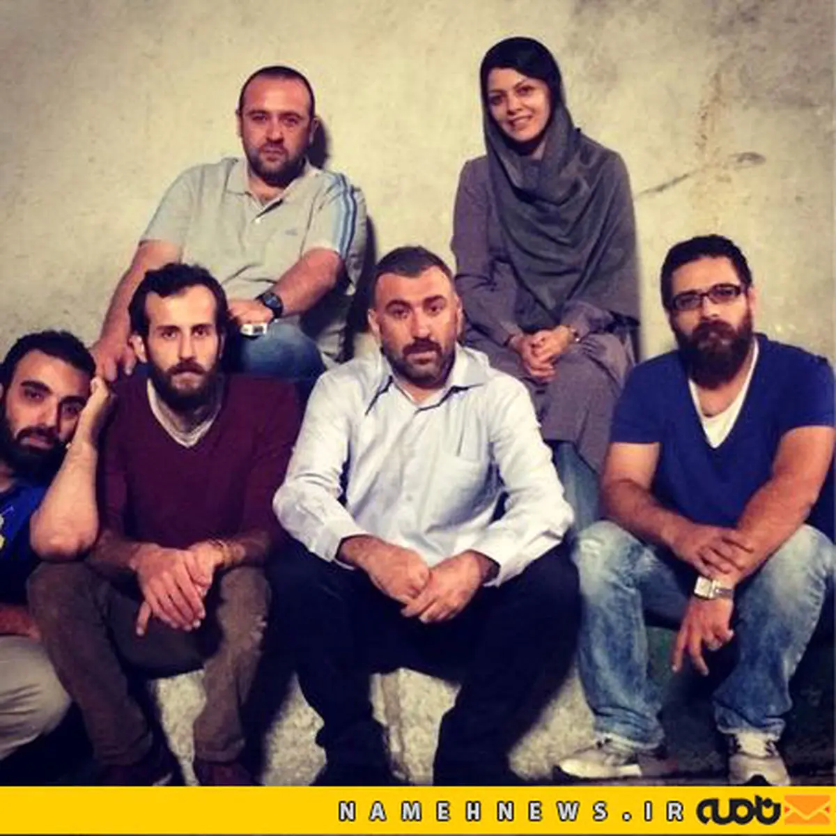 چکامه چمن‌ماه و علی انصاریان در یک قاب