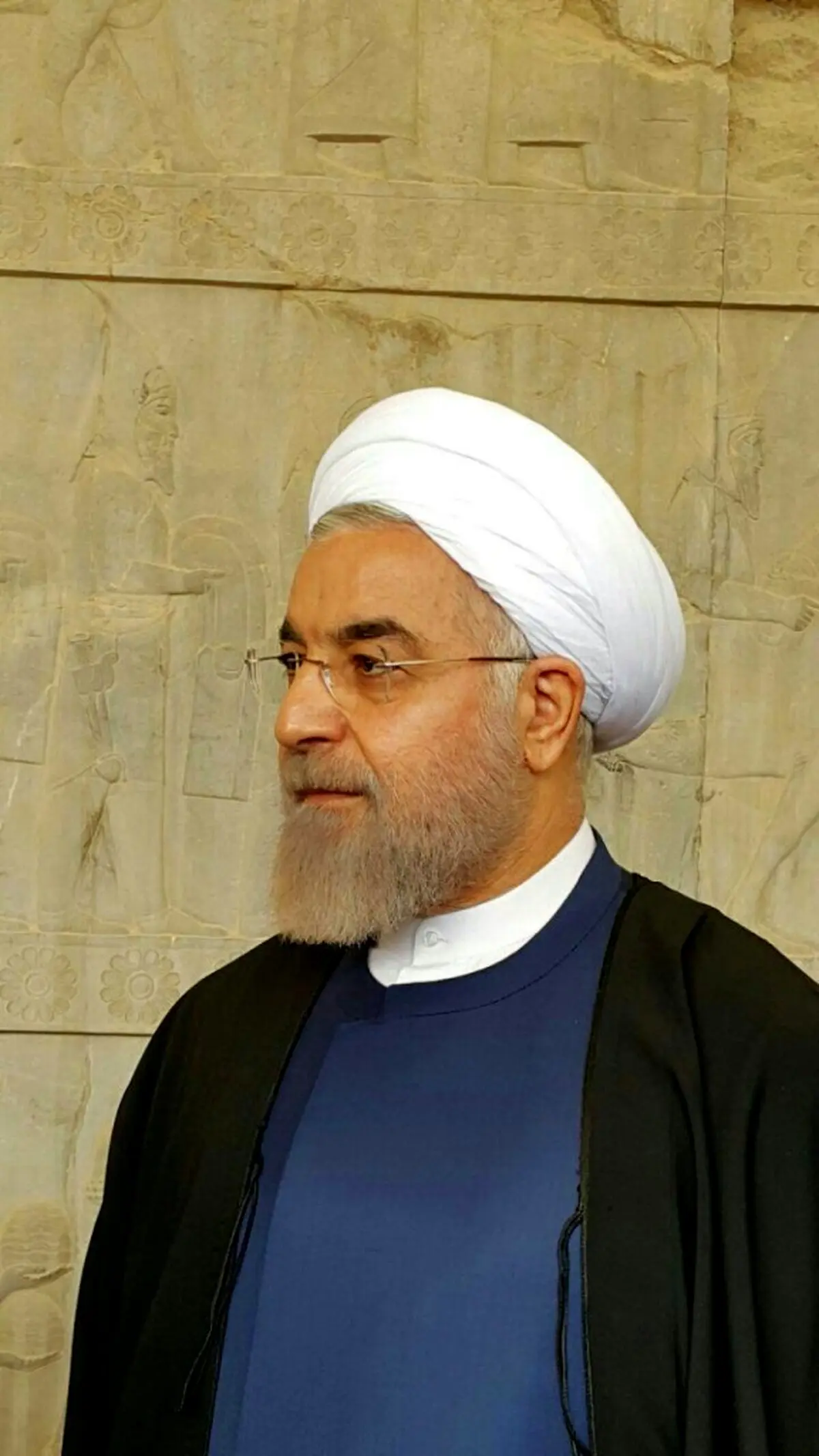 تصاویر بازدید رئیس جمهور از تخت جمشید
