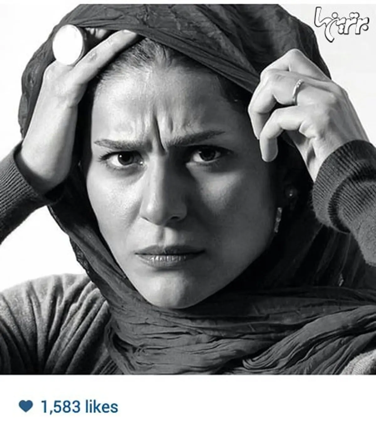 عکس اخمالوي سحر دولتشاهي در يک آتليه