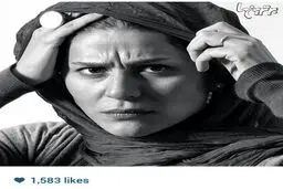 عکس اخمالوي سحر دولتشاهي در يک آتليه