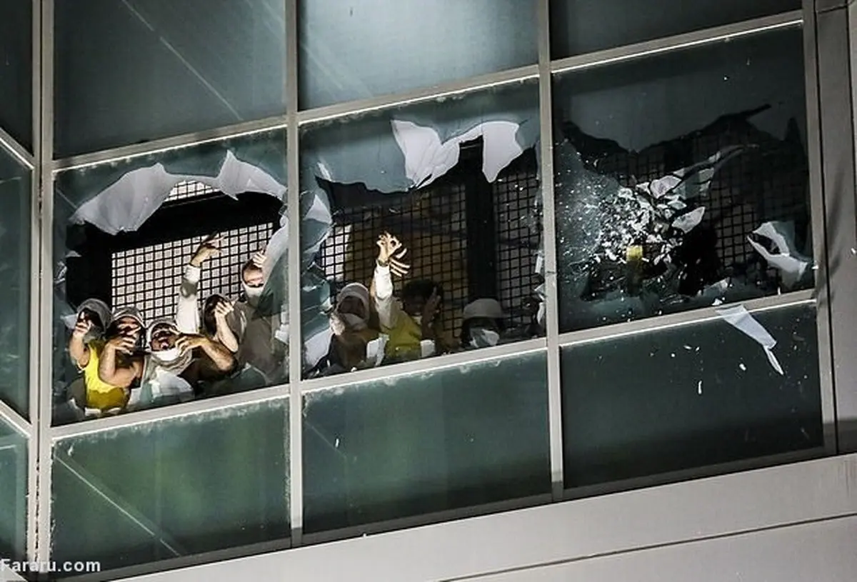 تصاویری خفن از شورش در زندان سنت لوئیس آمریکا