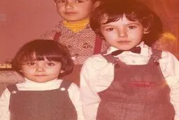 پرستو صالحی و نوستالژی خواهر برادری اش! + عکس