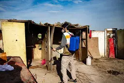 مقابله با کرونا در مناطق محروم + عکس