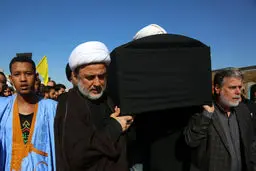 تصاویر / مراسم تشییع علامه کورانی در قم‎