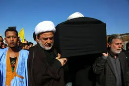 تصاویر / مراسم تشییع علامه کورانی در قم‎