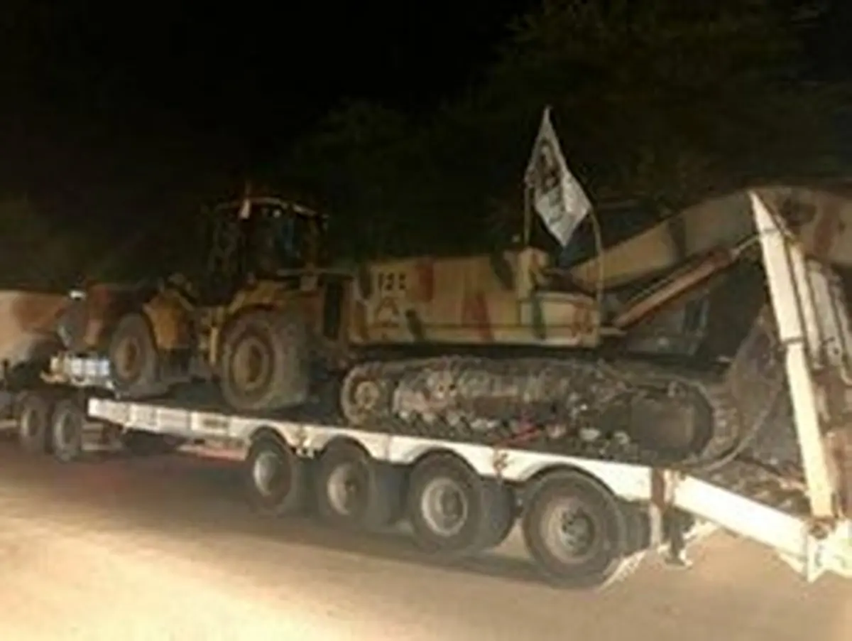 ورود یگان مهندسی حشد شعبی به ایران برای مقابله با ورود سیل به عراق