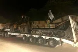 ورود یگان مهندسی حشد شعبی به ایران برای مقابله با ورود سیل به عراق