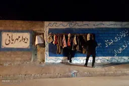 دیوار مهربانی به میانه هم رسید/تصاویر