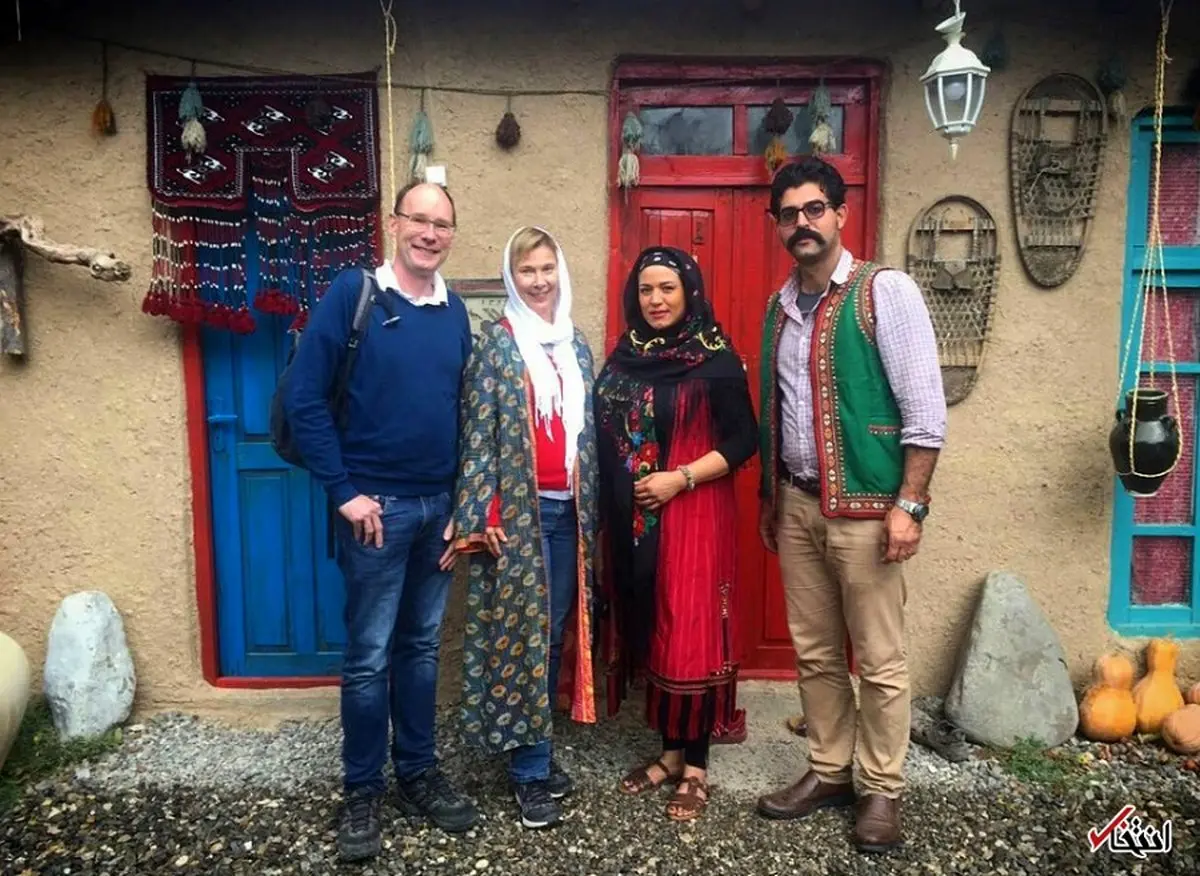 تصاویری از سفر جذاب سفیر سوئد و همسرش به استان گلستان