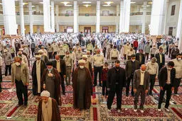 اولین نماز جمعه شیراز پس از کرونا + عكس