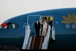 رییس‌جمهور ویتنام و همسرش در تهران/عکس