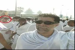 حسن دانش چند دقیقه قبل از فاجعه منا/عکس